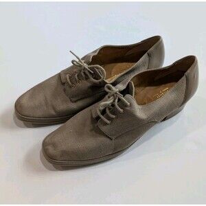 Vintage Rangoni Firenze Women Canvas Pumps Laced Tie Size 8.5